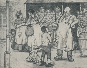 郊外でのマーケティング、1920 作： Doris Davis