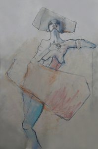 ダイナミックなファッションモデル