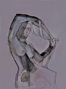 表現力豊かな女性の姿 作： Doris Schmitz