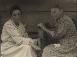 [アーミンダおばさんミンディアンダーソンカーティスと友人]、1930〜1934年（プラチナプリント）
