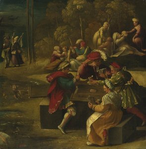 タロットカードゲーム、CA 1518 作： Dosso Dossi