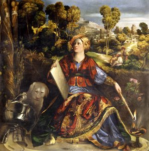魔術師シーリスまたはメリッサ 作： Dosso Dossi
