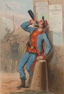 アメリカ合衆国 1865年 - ニューヨーク消防隊ズアベス、1865年。 作： Draner