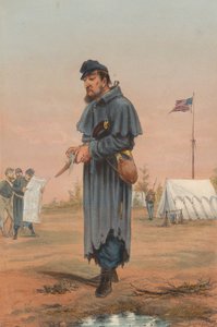 アメリカ合衆国 - 戦列歩兵、1865 年。 作： Draner