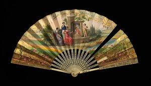 ファン、フランス、1820-30。