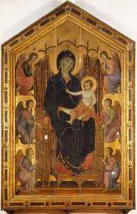 La Madonna Rucellai （木にテンペラ