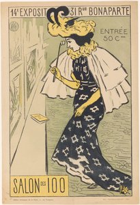 Salon des 100の第14回展覧会のポスター