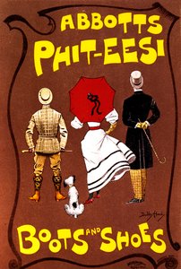 アボッツPhit-Eesiブーツと靴、c1887-1922 作： Dudley Hardy