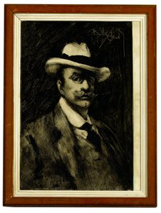 自画像、1899 作： Dudley Hardy