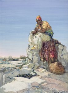 スネークチャーマー、1900 作： Dudley Hardy