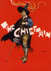 ロンドン、サボイ劇場のポスター「The Chieftain」（カラーリトグラフ版 作： Dudley Hardy
