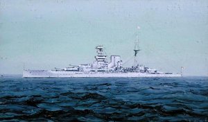 HMSクイーン・エリザベス 作： Duff Tollemache