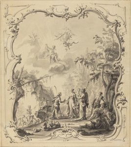 パリの審判 作： Dutch 18th Century