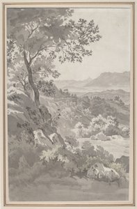 イタリアのカンパーニャの谷 作： Dutch 19th Century