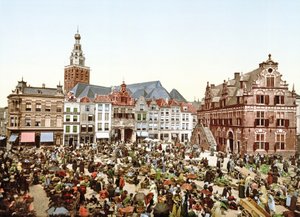 Grote Markt、ナイメーヘン、オランダ、pub.c。 1900