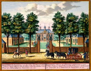 ヘンドリックデレスとマティアスブロウエリウスヴァンニデックによるHet Zeganpralent KennemerlantによるBekenstein House of Pleasureは、c.1700-30を出版 作： Dutch School