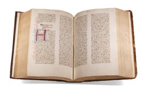 聖書、プロローグ付き、ラテン語、紙に装飾された原稿、ユトレヒト 作： Dutch School