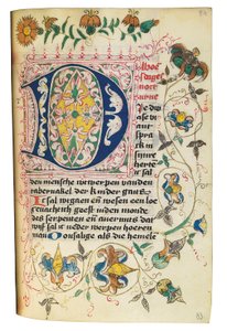 ブック、時間と祈祷書、オランダ語、ラインラント下州、エメリッヒ、クリーブス、c.1480 作： Dutch School