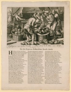 セフォルジェロン・ミン・ゴード・ヴリンド。 1688〜89年のイギリス王位継承に関する風刺画 作： Dutch School