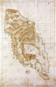 ティモール島の海図、1760年頃 作： Dutch School