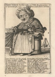 衰退したストック連隊の指揮官、ミシシッピ・バブルの風刺版画