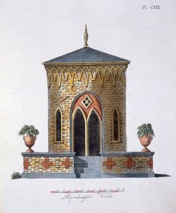 G.ファンラーによるガーデンジェムのマガジンからの庭の装飾、1802年公開 作： Dutch School