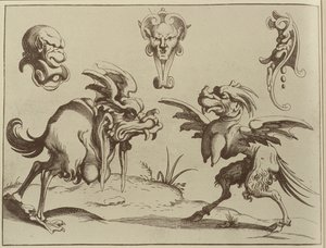 グロテスク、1637 作： Dutch School