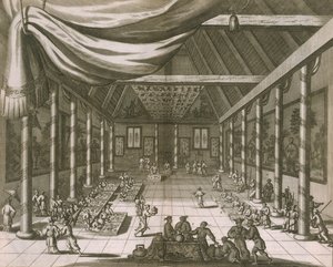 皇居、北京、1670 作： Dutch School