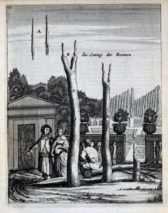 Jan CommelinによるDe Nederlandze Hesperidesのライムとオレンジの木は1676年に出版されました 作： Dutch School