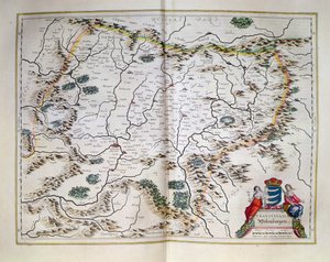 トランシルバニアの地図、アトラス、アムステルダム、1657年