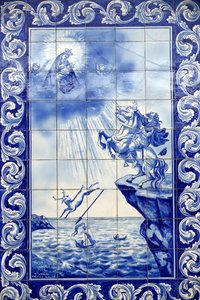 ナザレの聖母の奇跡。ナザレの聖母教会（Largo Nossa Senhora da Nazare）。ポルトガル。