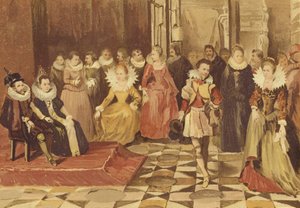 オレンジのフィリップウィリアムと妻のバーボンコンデのエレノア。 作： Dutch School