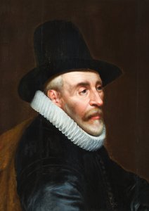 ロバート・ケイツビー卿とされる紳士の肖像画 作： Dutch School