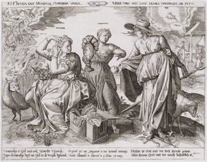 プライドは神と世界にとって敵ですが、謙遜さは神と人の友です 作： Dutch School