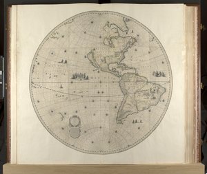 アメリカ大陸、クレンケアトラス、1660年頃（彫刻） 作： Dutch School
