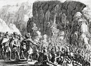 マサダの包囲、1700年頃 作： Dutch School