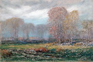 秋 作： Dwight William Tryon