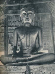バンコク、ワットスタットの中央神殿の栄光c1935 作： ENA