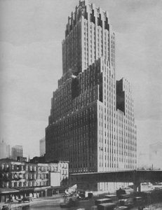 現代のニューヨーク、c1935で際立った古代バビロンの驚異 作： ENA