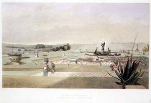 The Parterre, Castle Howard, pub. by Thomas McLean (litho) 作： E. Adveno Brooke
