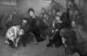 救世軍の避難所、1898年。 作： E. Borough Johnson