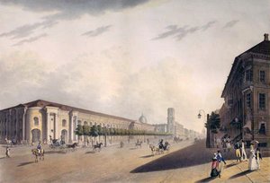 Gostiny Dvor、サンクトペテルブルク、1820年代