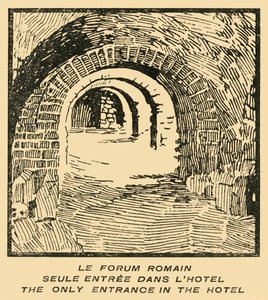 「Le Forum Romain Seul Entree」Dans L