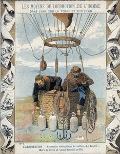 ジャーナリストのジョセフ・ユースタッシュ・クローチェ・スピネッリ（1845-1875）、海軍士官のアンリ・セオドア・シヴェル（1834-1875）、フランスの作家・科学者のガストン・ティサンディエ（1843-1899）が、酸素不足で意識を失った後、気球「ゼニス」のバスケットの中で目撃されています。