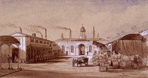 アルバニーストリート、セントパンクラス、ロンドン、c1830 作： E Noyce