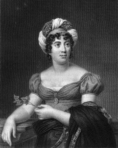 ジャーメイン・ド・スタール、フランスの作家、小説家、政治宣伝者、1836年。 作： E. Scriven