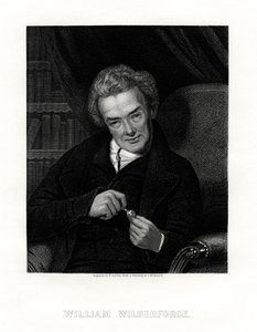 ウィリアム・ウィルバーフォース、19世紀イギリスの奴隷制反対運動家。 作： E. Scriven