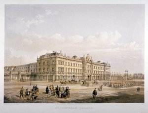 バッキンガム宮殿、ロンドン、1852 作： E Walker
