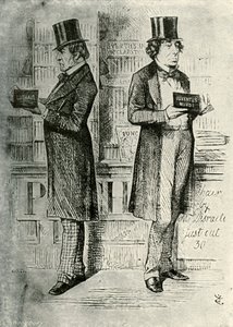 批評家、c1870、c1897 作： E. and S. Woodbury