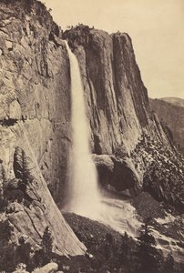 ヨセミテの滝、1868年。